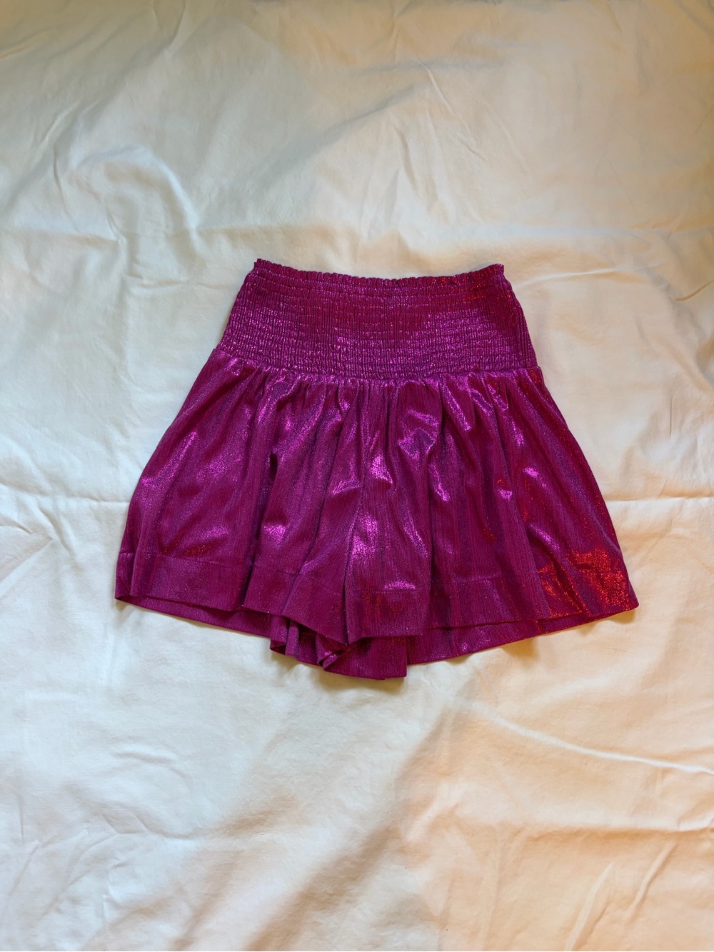 Pants Store/Queen Of Sparkles Women's Purple Metallic Skirt Xs